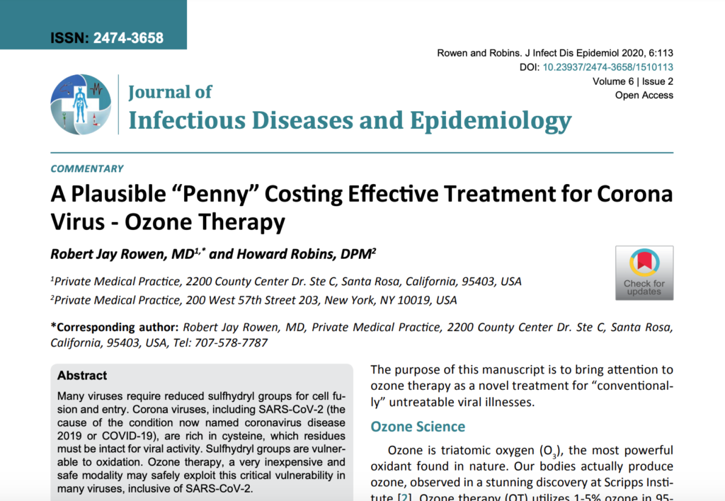 A Plausible “Penny” Costing Effective Treatment for Corona Virus